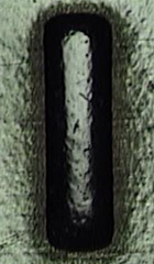 黒の部分、灰色の部分、白い部分・・・様々な色が混在する形状の測定を行う。
