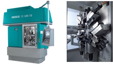 インデックス社全軸CNC6軸自動盤 MS16C