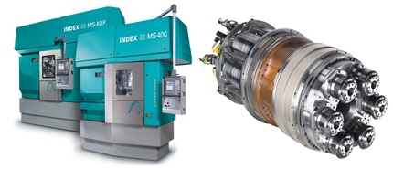 インデックス社 全軸CNC6軸自動盤